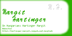 margit hartinger business card